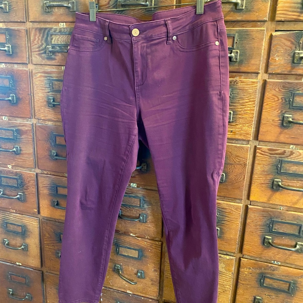 Maurice’s petite skinny pants.